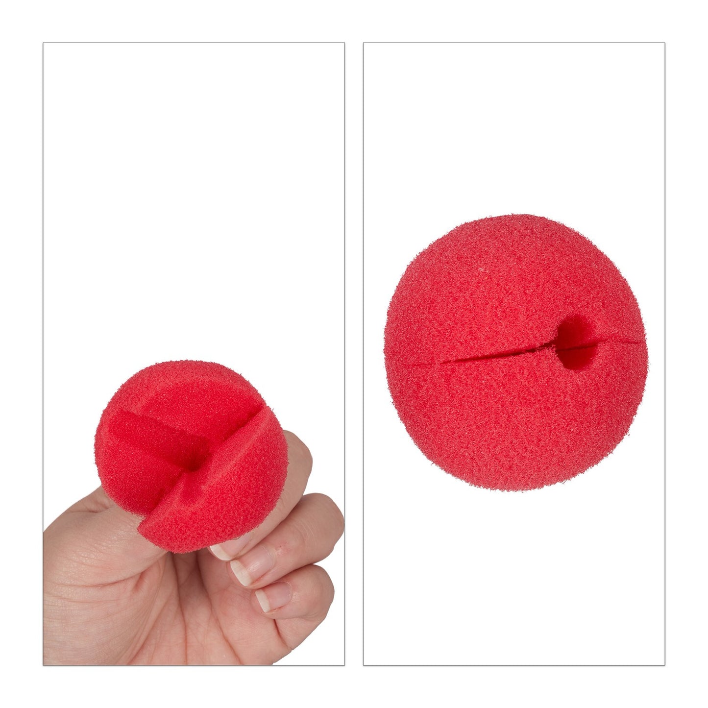 <p>Red clown noses transform any costume into a party hit, offering comfort and fun for both kids and adults. Perfect for entertainers or Halloween enthusiasts, these noses complete your look effortlessly.</p>

<ul>
<li>Enhance any clown costume with ease