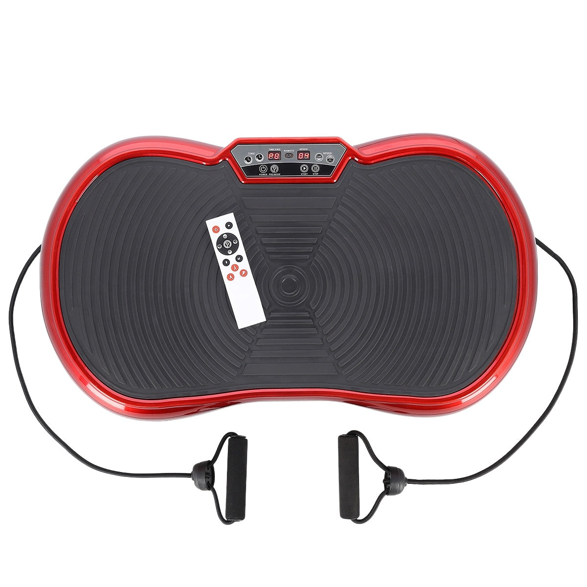 Red Vibrating Platform, Adjustable Speed, Fitness Equipment