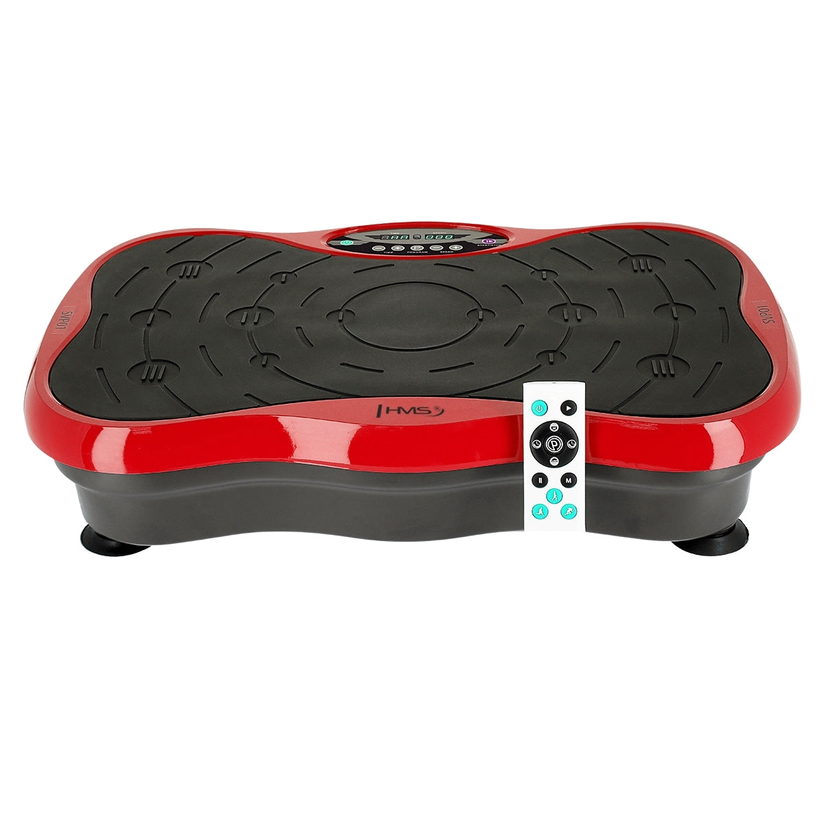 Red Vibrating Platform, Adjustable Speed, Fitness Equipment