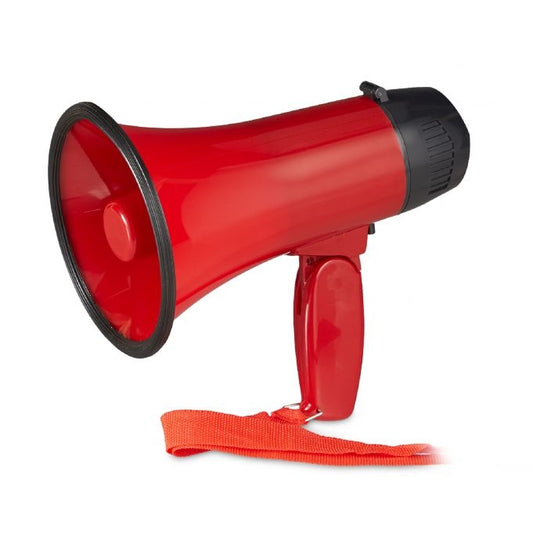 Red megaphone for stadium