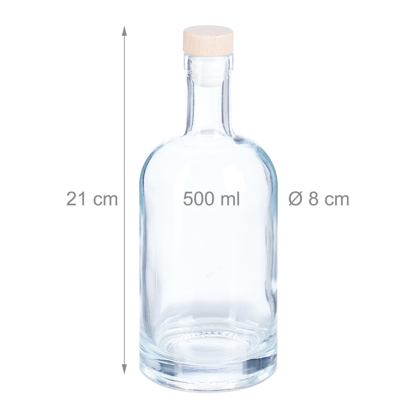 Refillable bottles 12-pack 500 ml