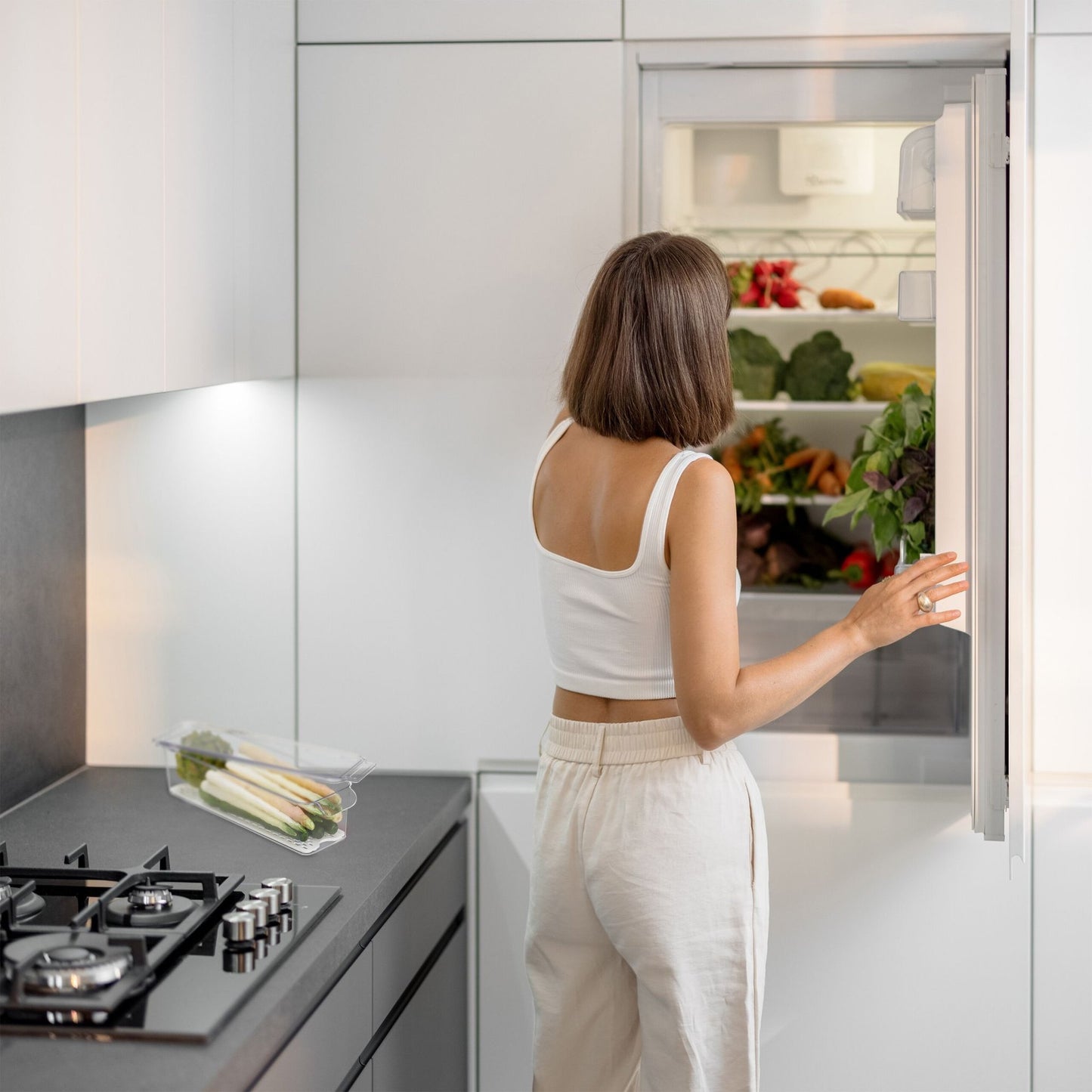 Refrigerator storage set of 3