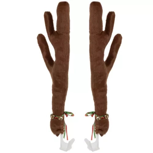 Reindeer Antlers & Nose Car Decoration Set – Easy Install