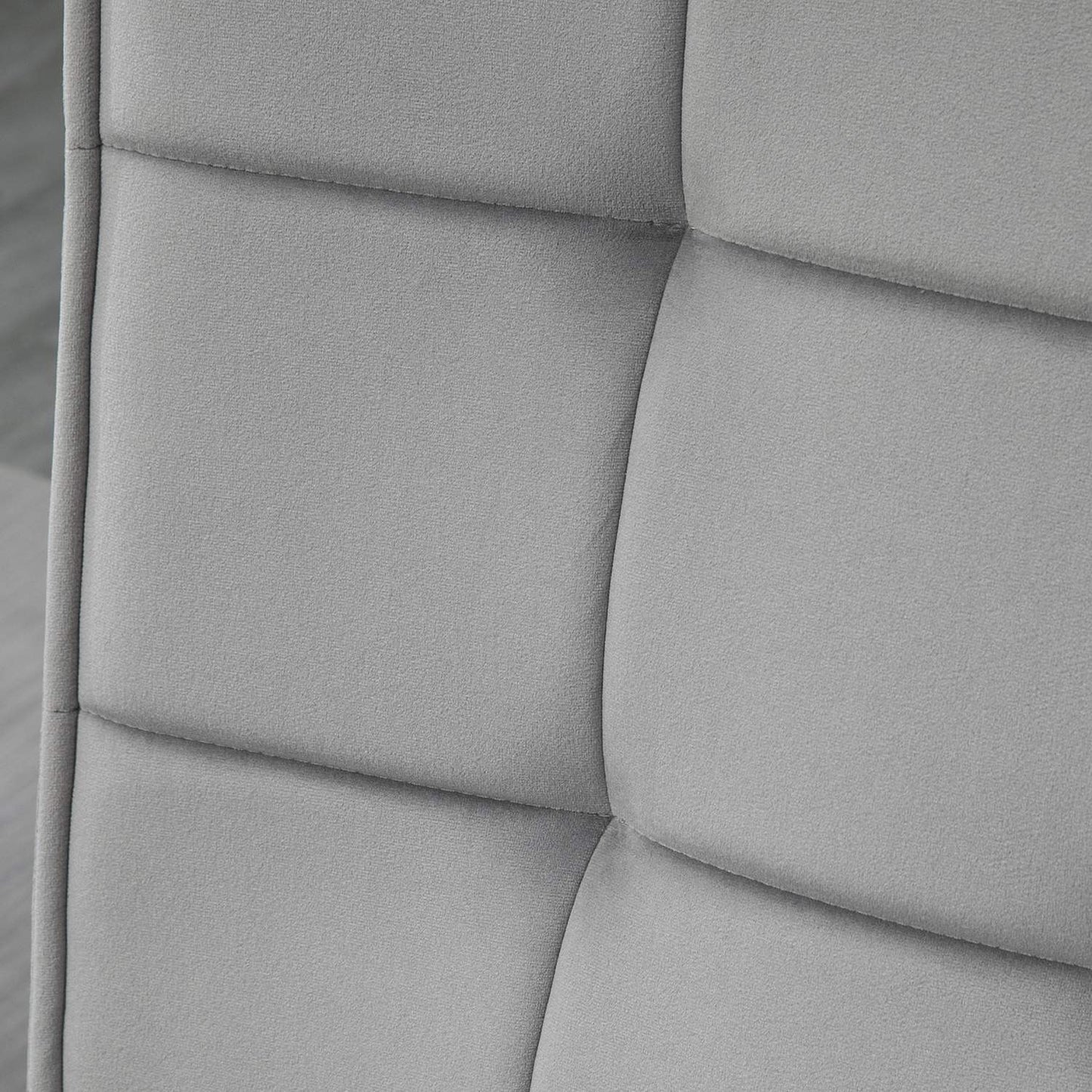Gray Relax Chair & Ottoman Set, Velvet Upholstery, Comfortable Cushions