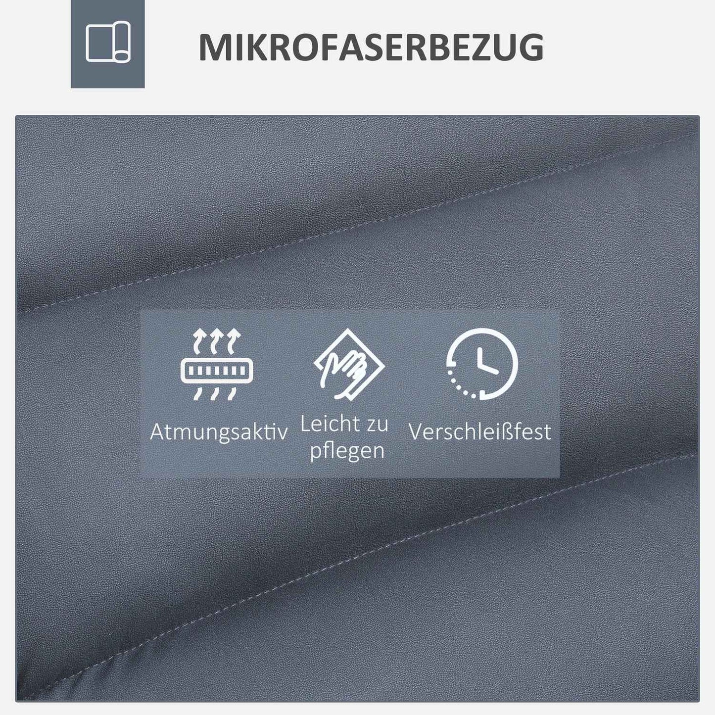 Rotating floor chair - 360° base, adjustable backrest, dark grey