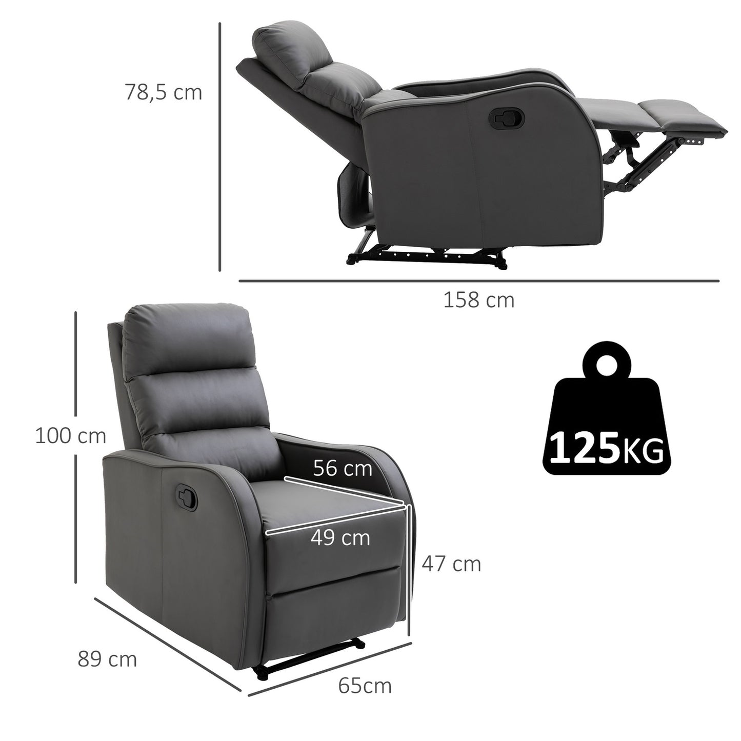 Rocking Recliner Chair, Swivel With Cup Holder, Microfiber