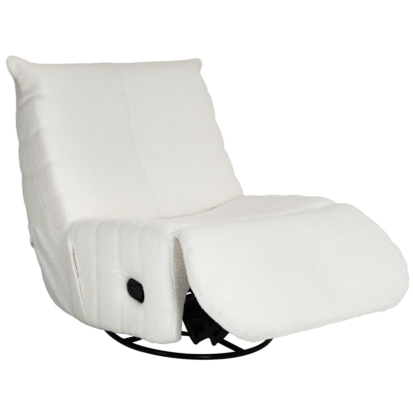 Swivel Recliner TV chair with swing, footrest, pocket spring