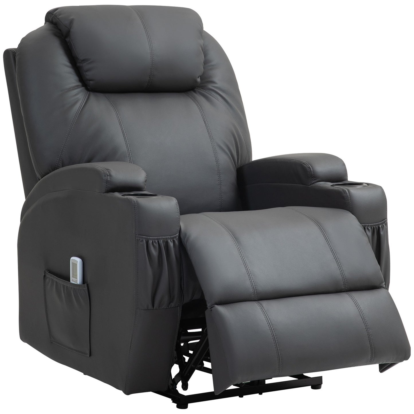 Electric massage chair with cup holder