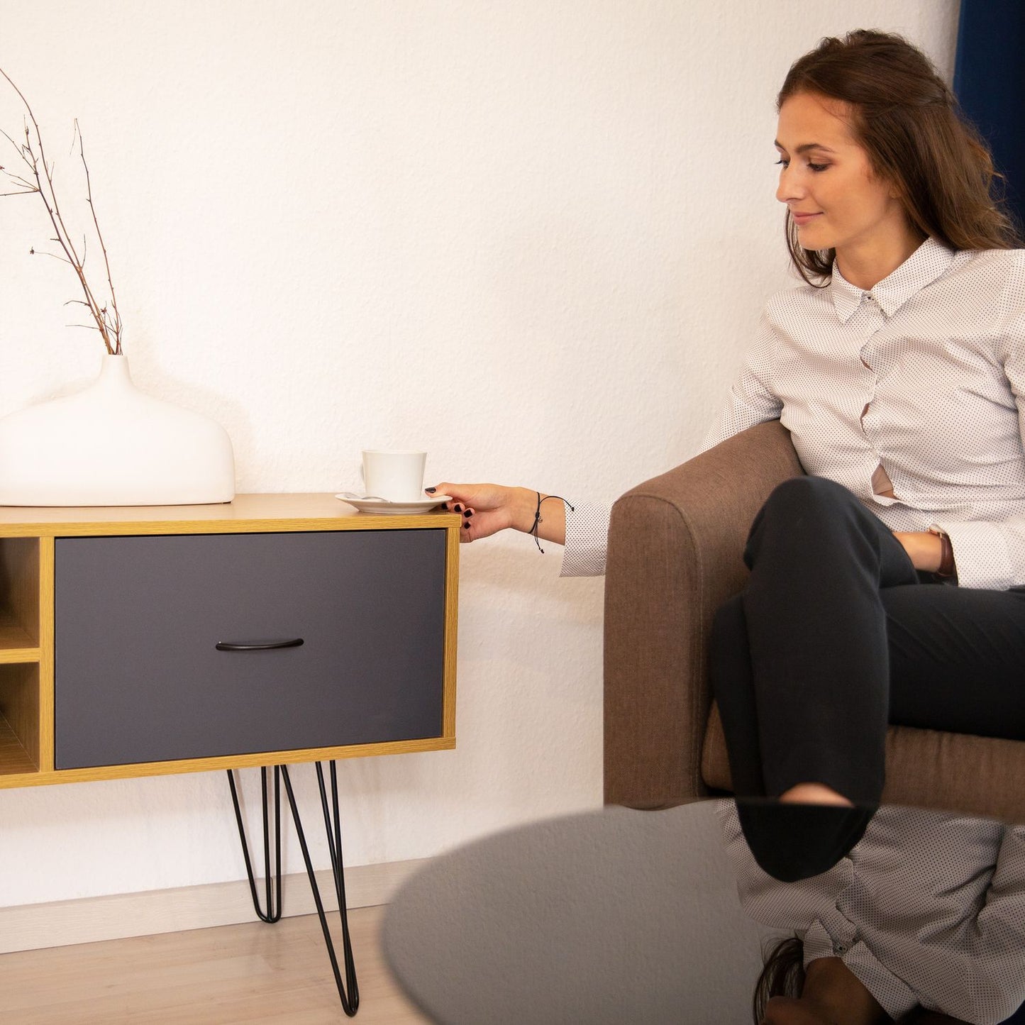 Relief table with storage