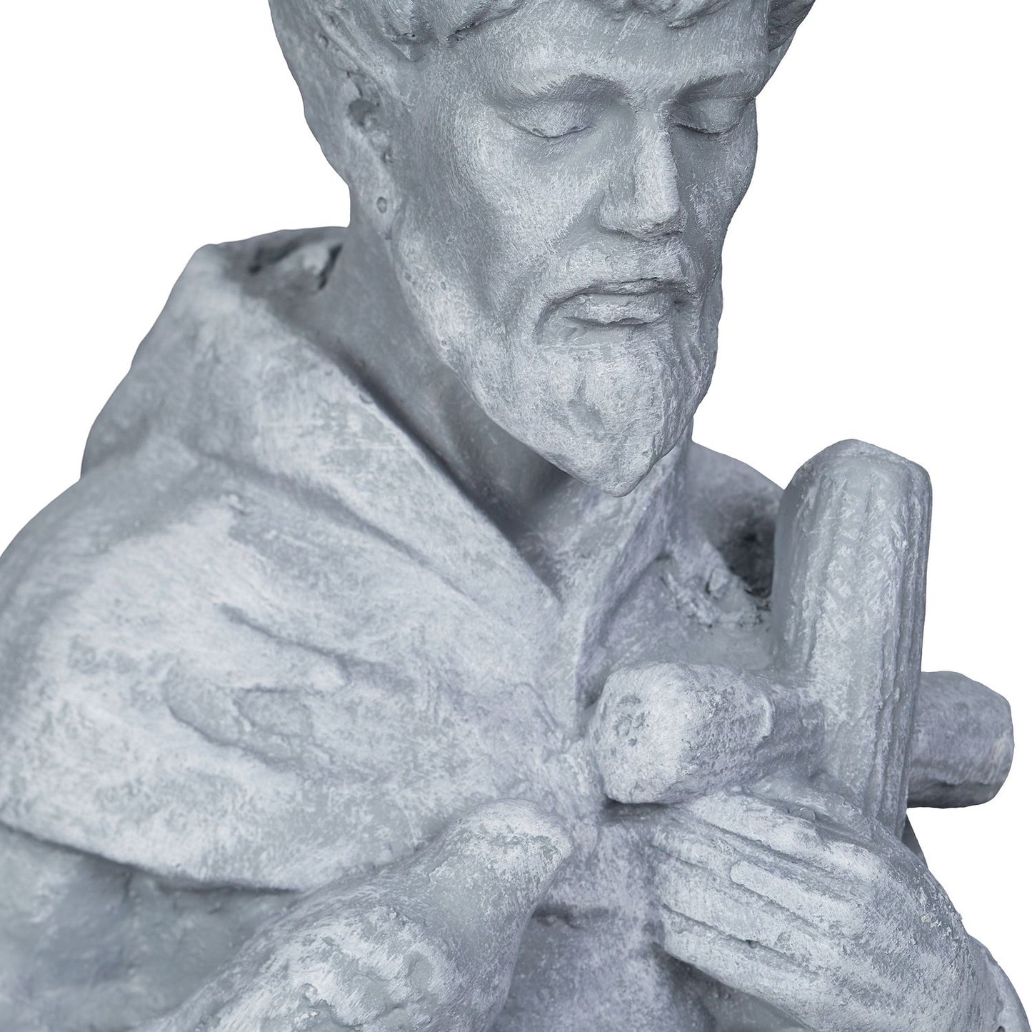 Religious garden statue