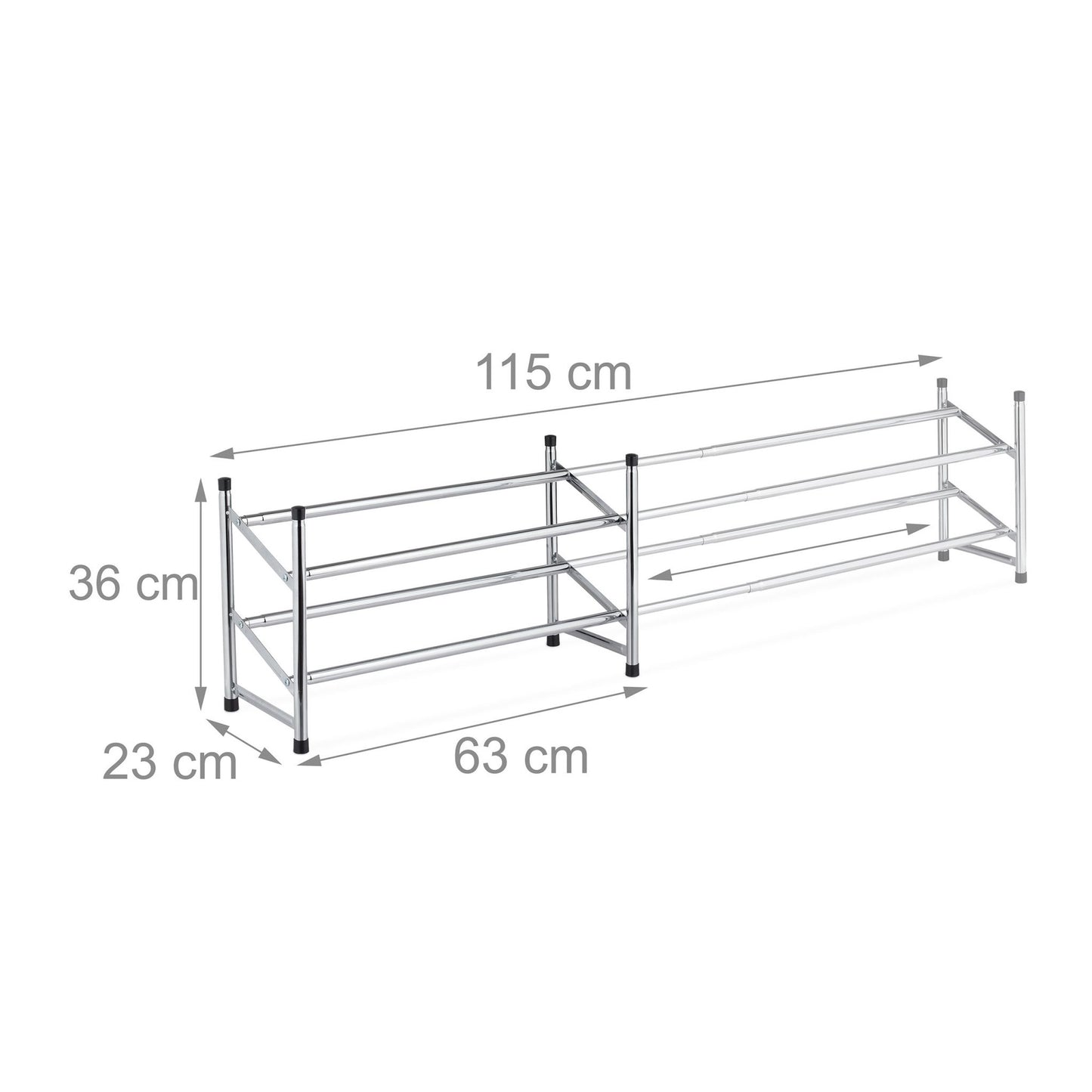 Removable shoe shelf