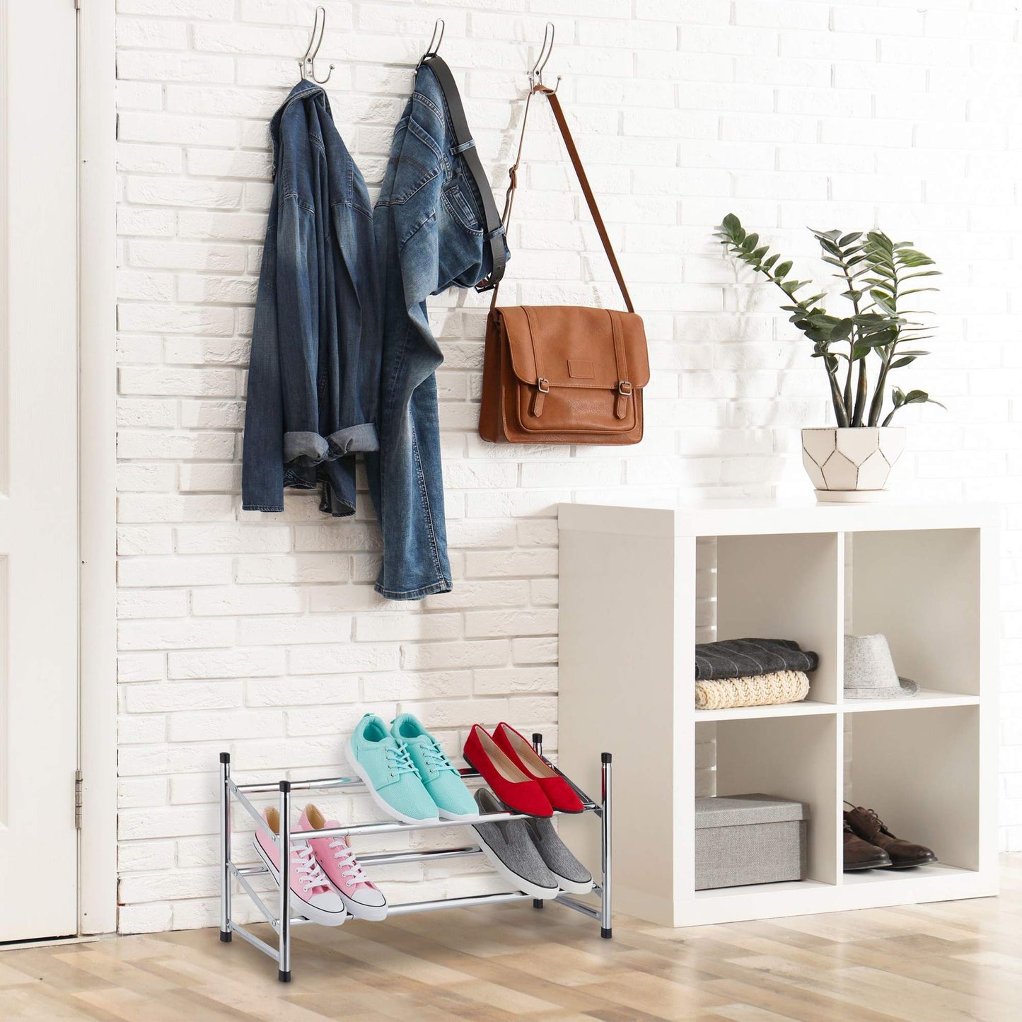 Removable shoe shelf
