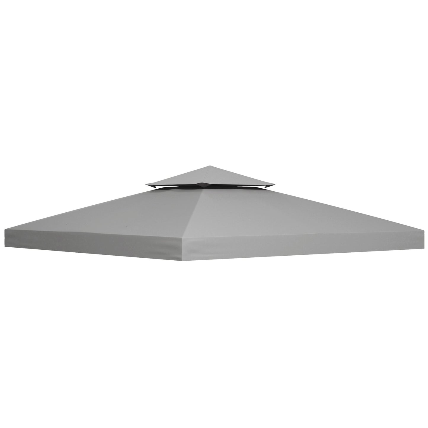 Replacement Canopy for 3x3m Gazebo, Waterproof, Light Grey