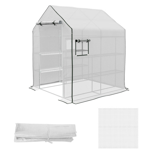 Greenhouse replacement film with UV protection, PE protection
