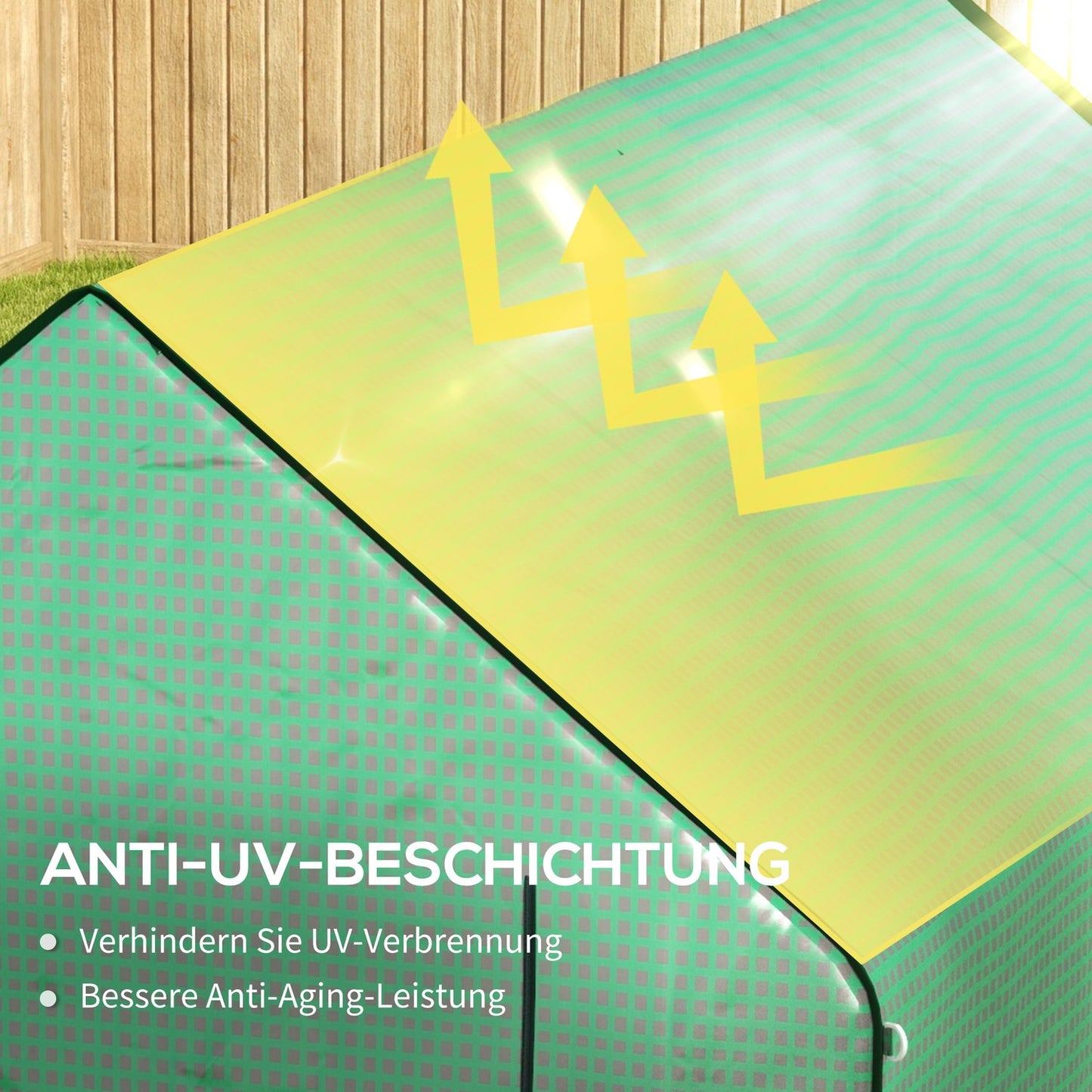 Greenhouse PE Film Cover, UV protection, 140x213x190 cm