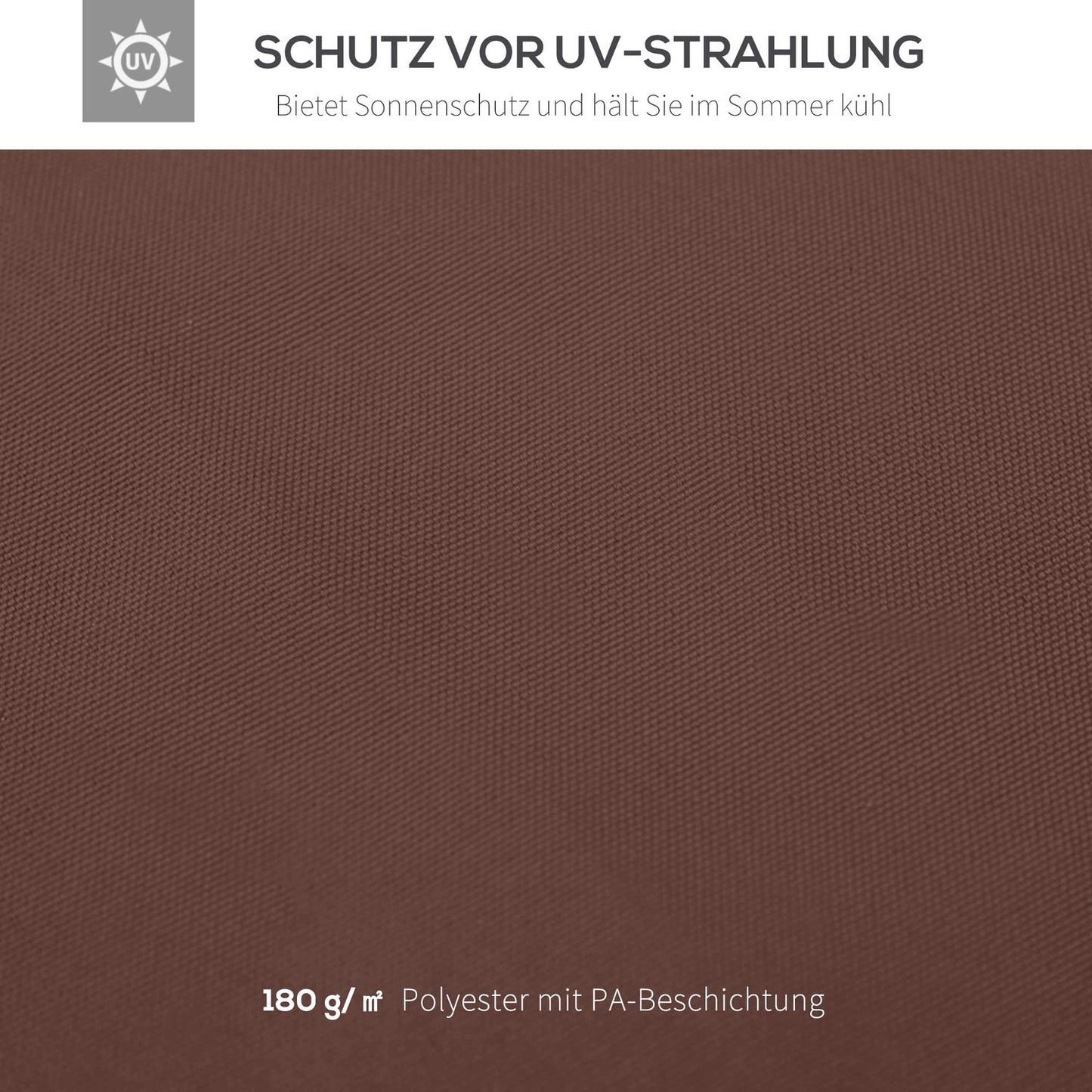 3x3M Coffee Replacement Canopy For Metal Gazebo - Polyester