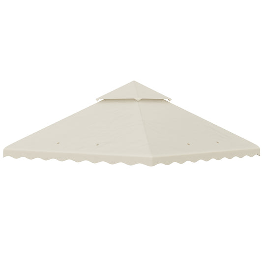 Replacement roof for garden pavilion, 3x3M, Cream white cover