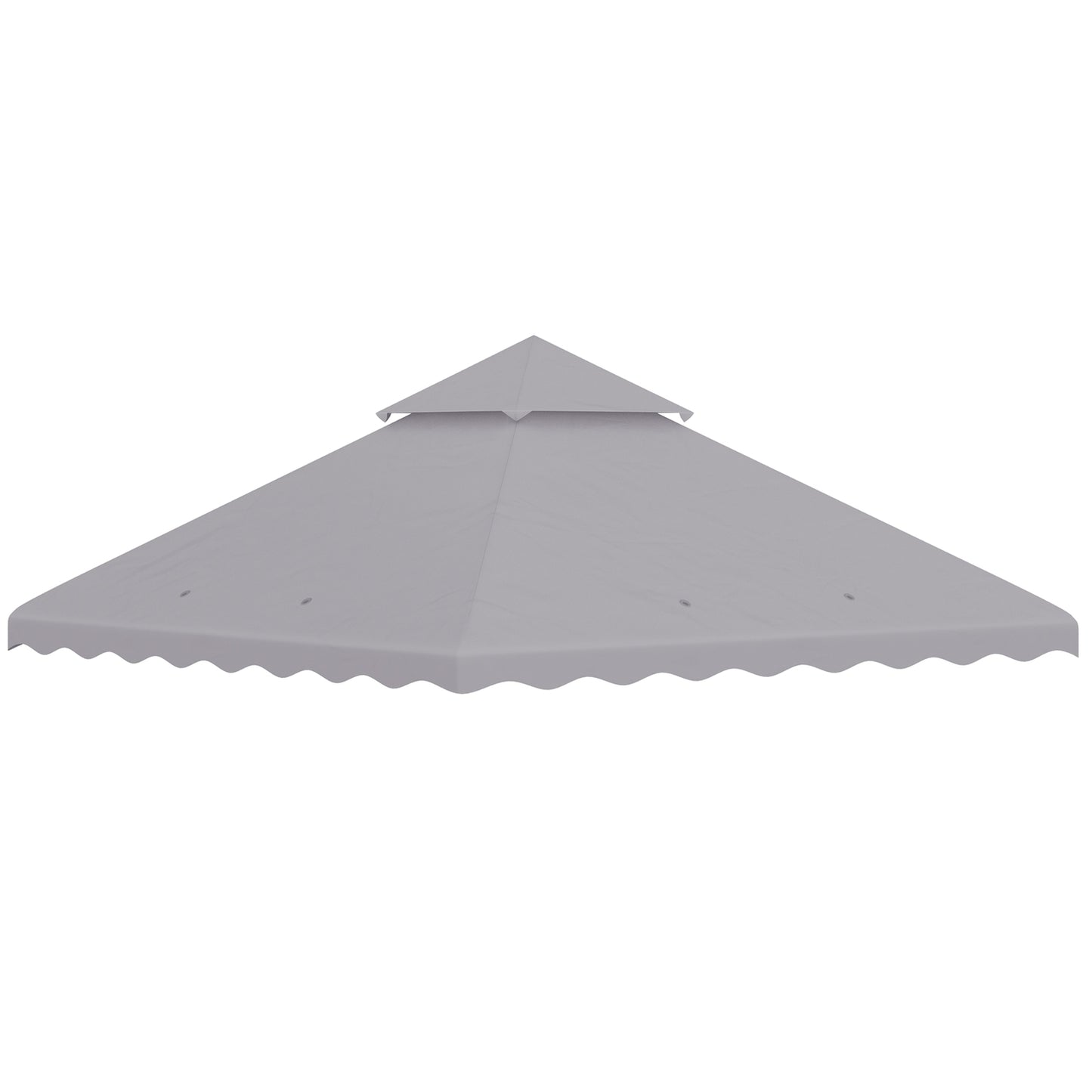 3x3 m Garden pavilion Replacement roof, light grey