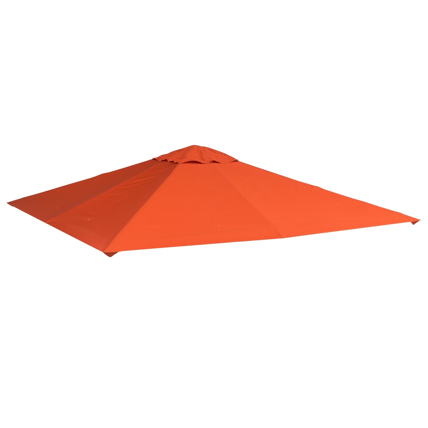 Orange Polyester Gazebo Roof Cover, Sun protection, 3x3 m