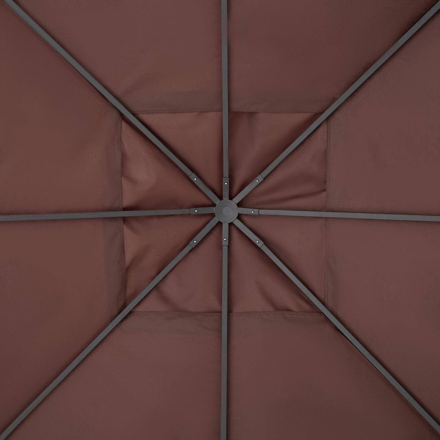 Gazebo Replacement Cover, Sun Shade, 2.93x2.93M, Coffee