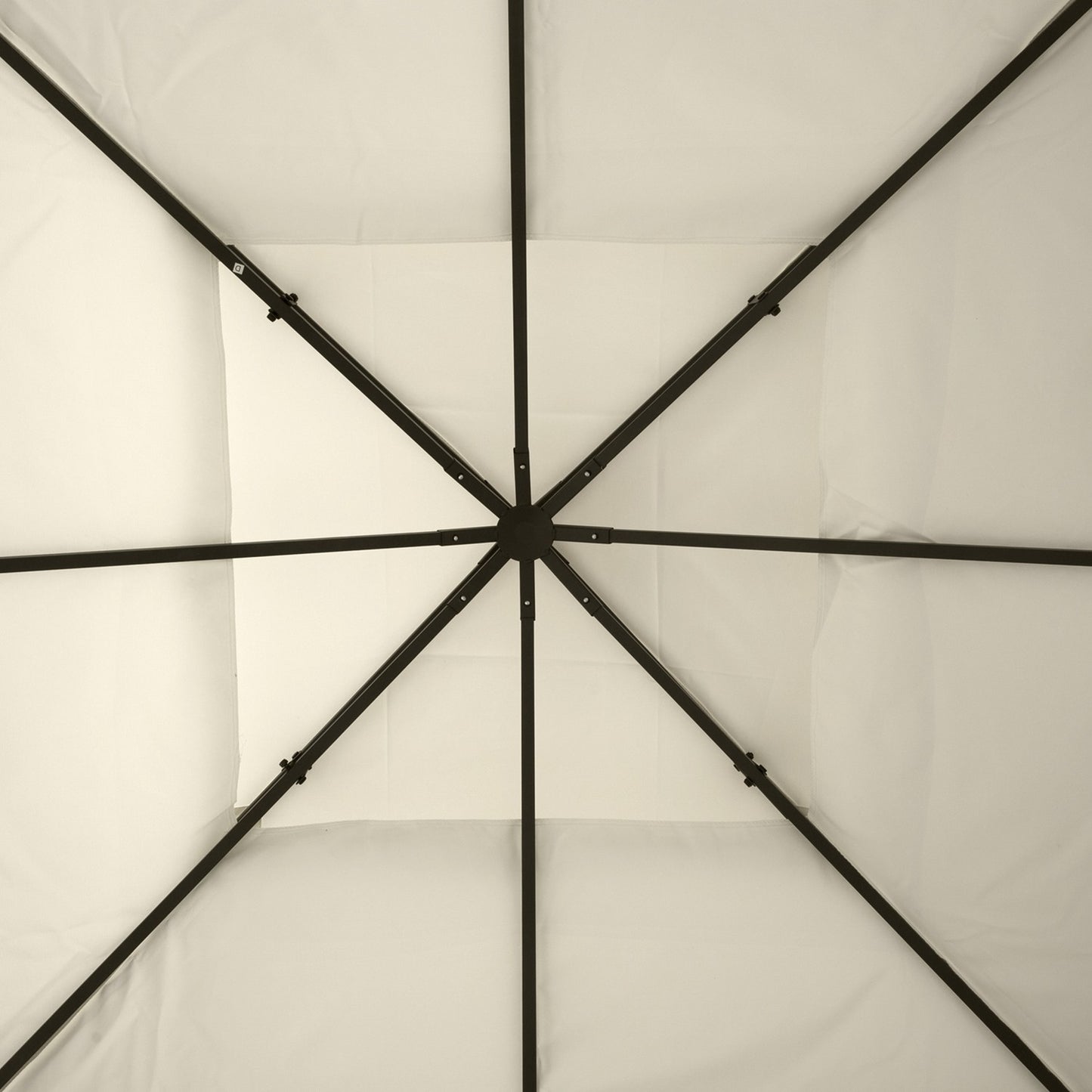 Metal Gazebo Replacement Roof, 3x3M, Cream Polyester