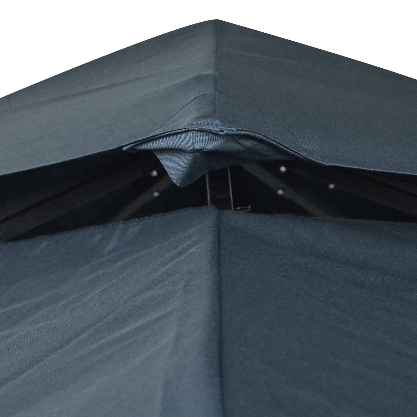 Carbon gray polyester roof for 3x3M Metal Gazebo