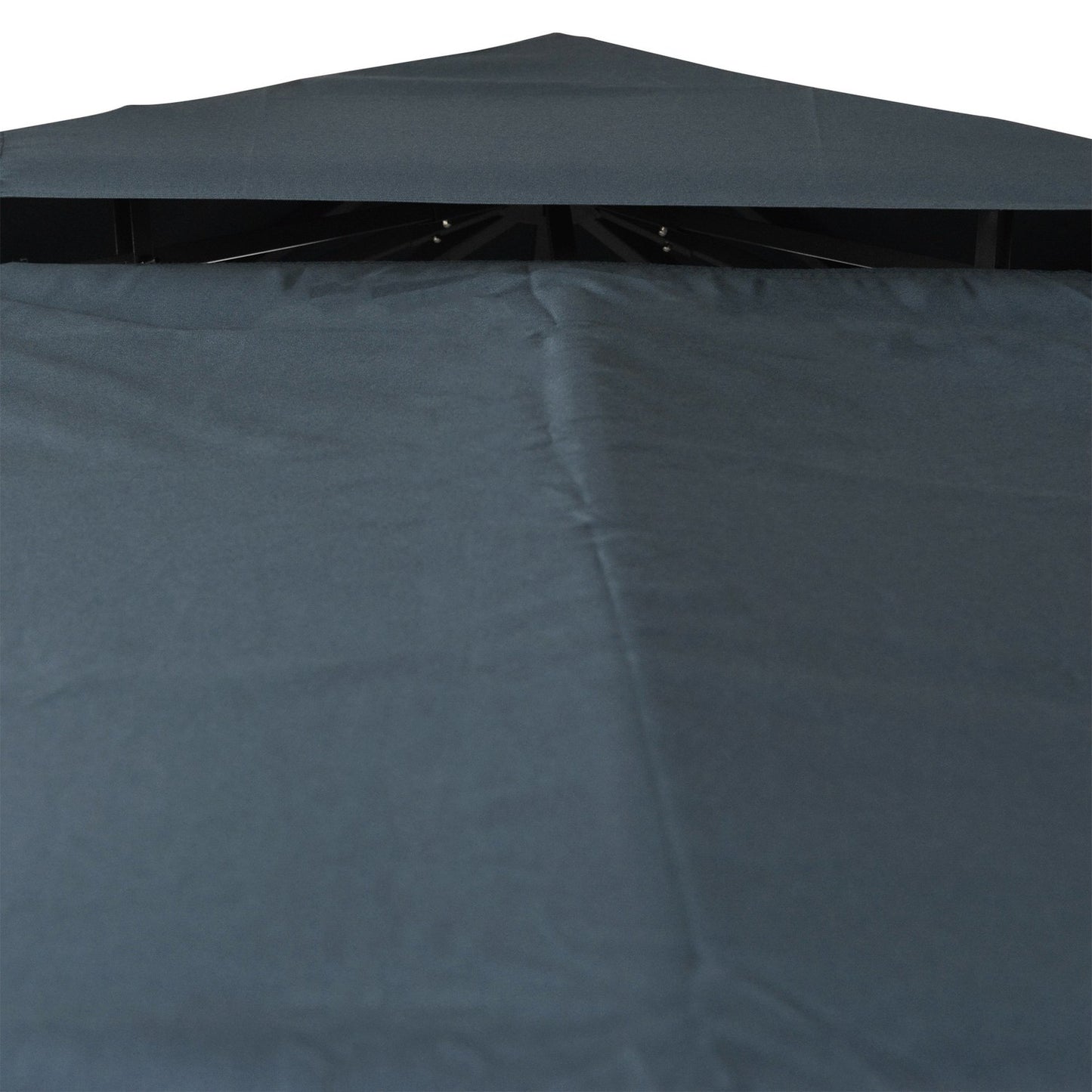 Carbon gray polyester roof for 3x3M Metal Gazebo