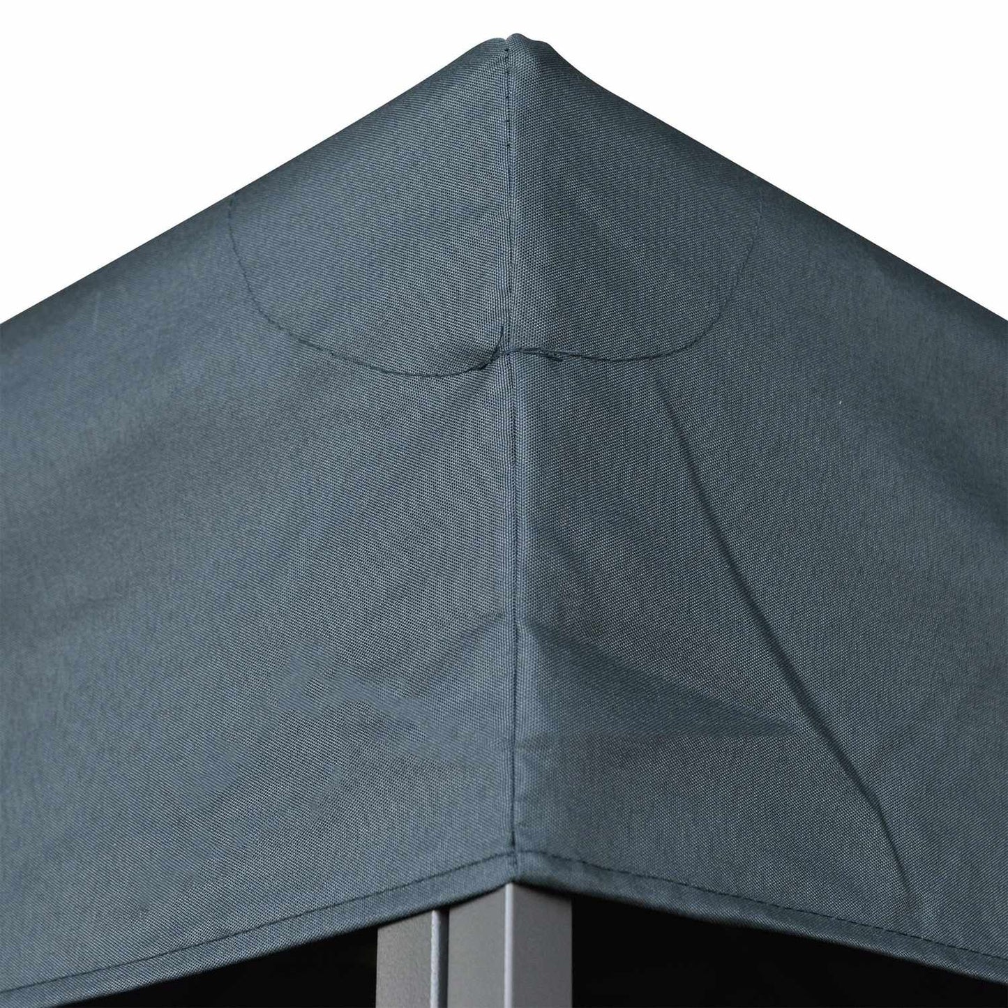 Carbon gray polyester roof for 3x3M Metal Gazebo