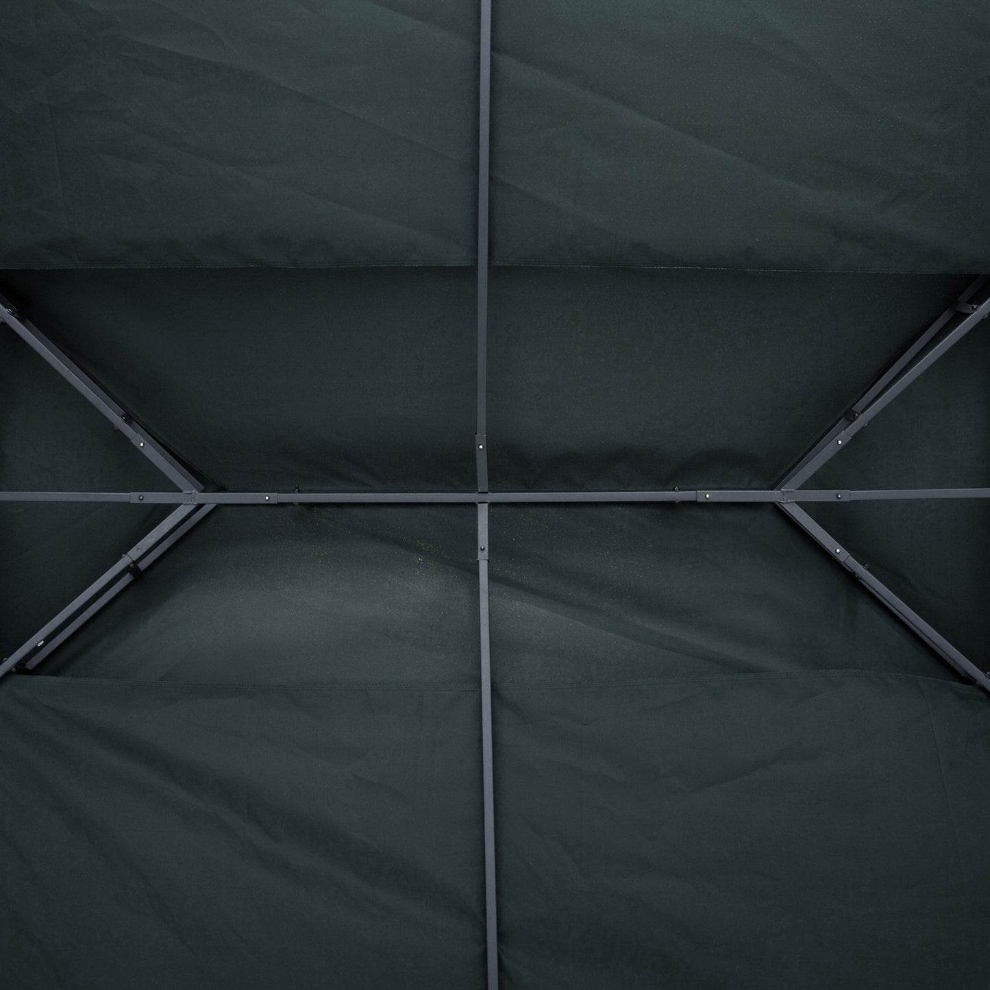 Charcoal gray polyester gazebo roof, 3x4M replacement