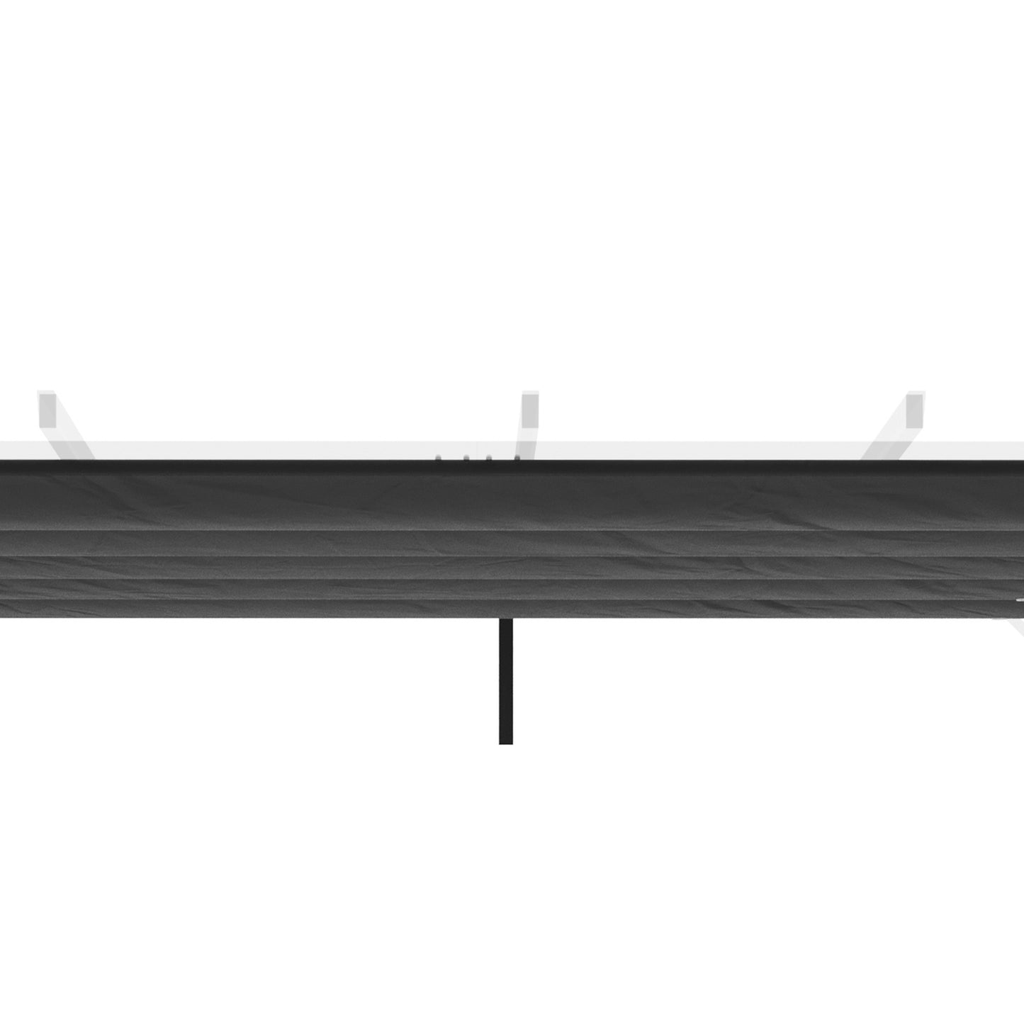 Pergola Roof replacement 2.5x2.55m, dark grey, waterproof