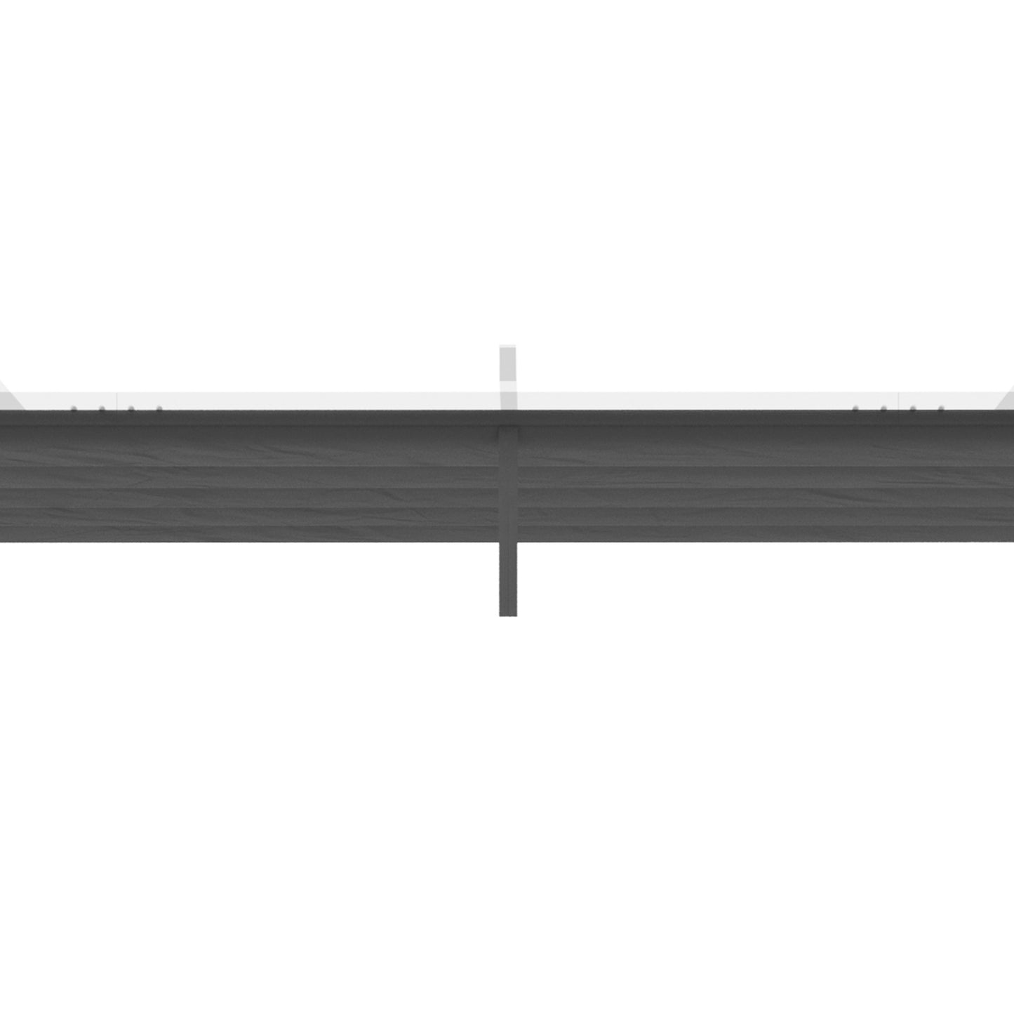 Pergola Replacement roof 3.5x2.5m, dark grey, with drainage