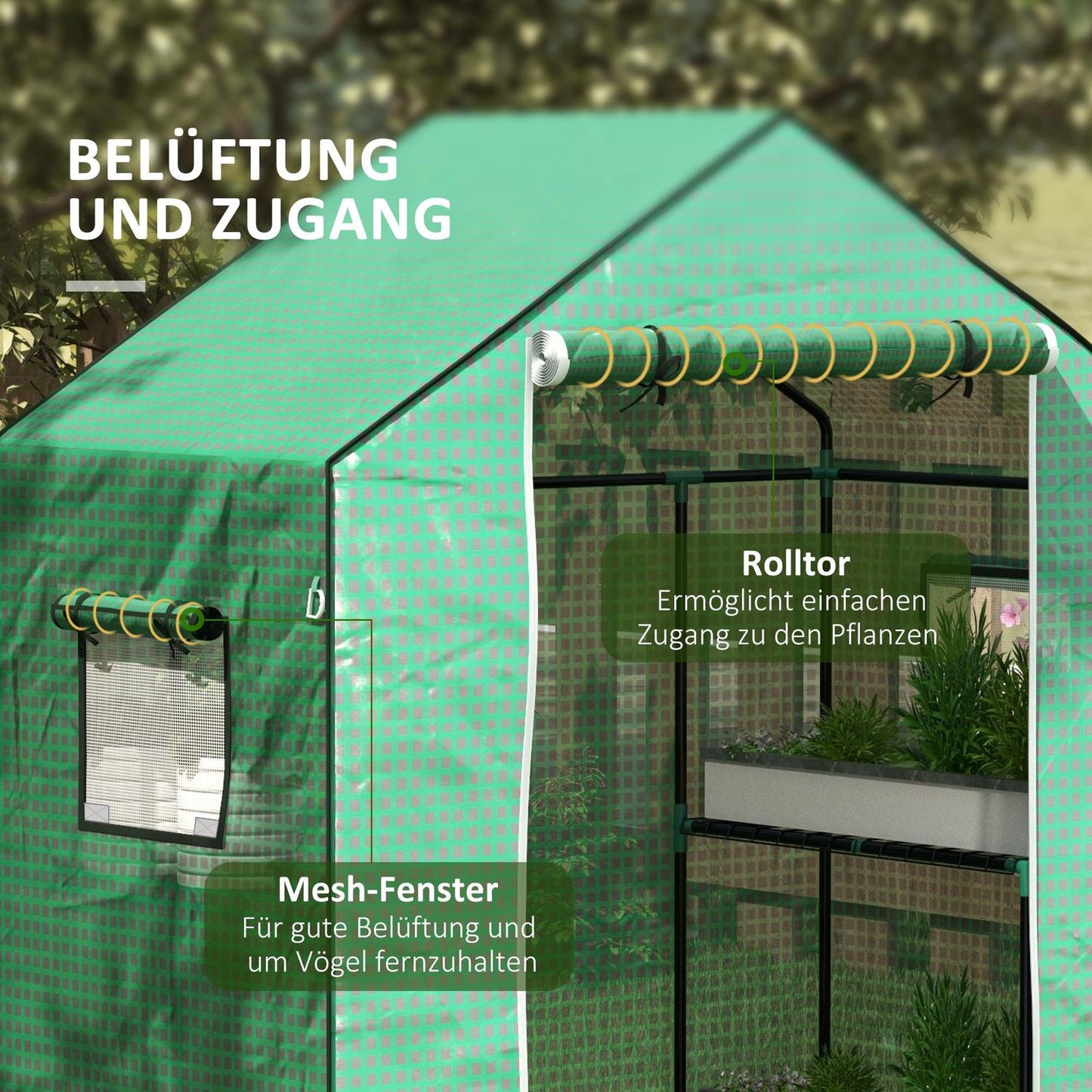 Greenhouse UV protection PE film for roller doors and windows