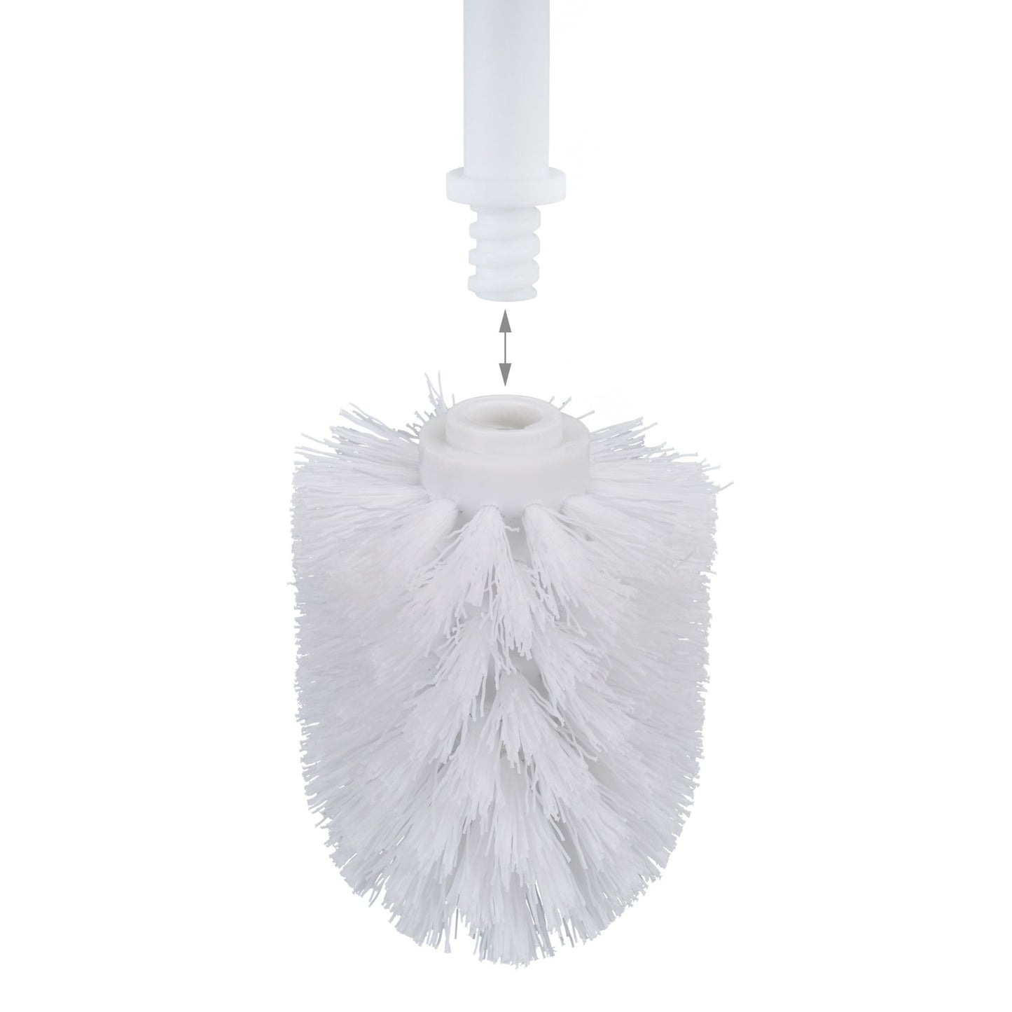 Replacement of toilet brush head in set 12 mm