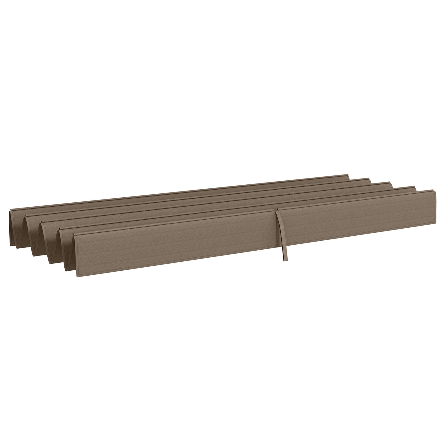 Retractable 2.85 x 2 m pergola roof, UV water resistant cover