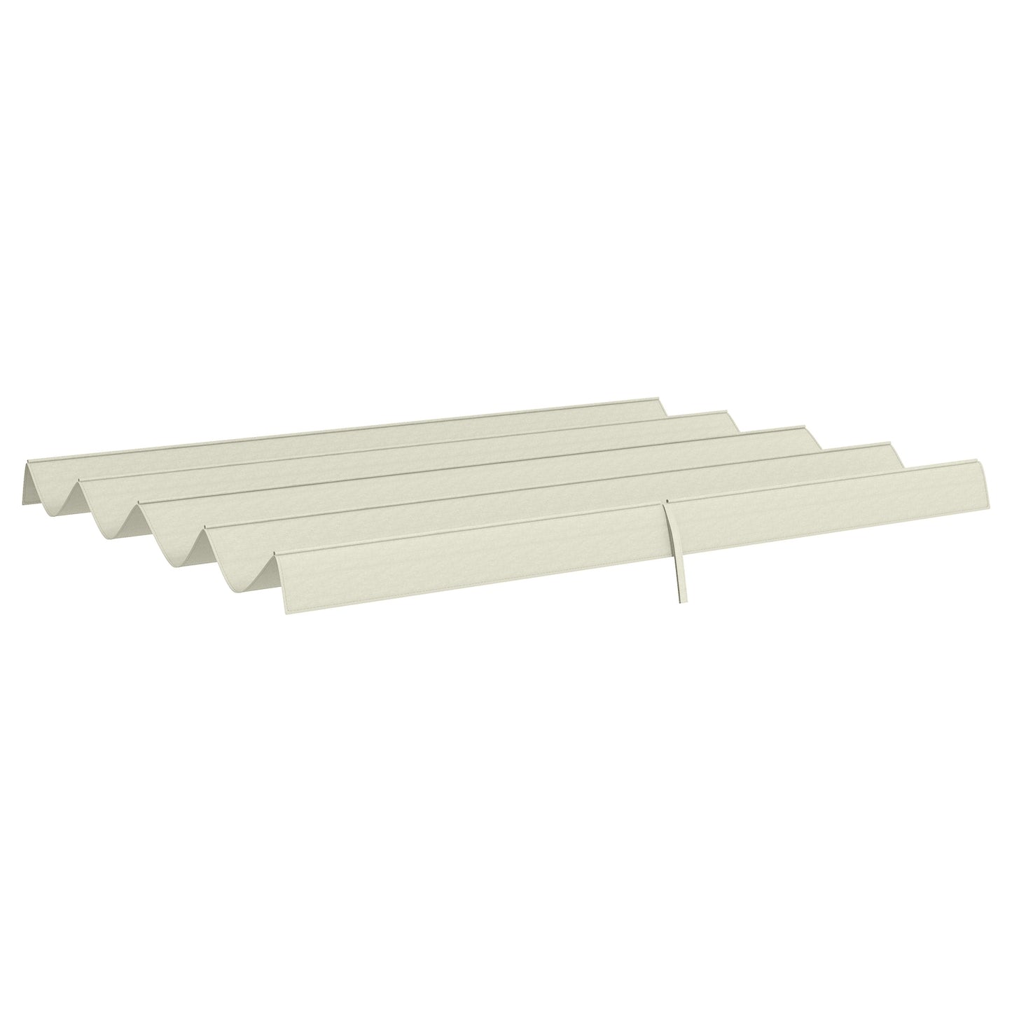 Water-repellent Pergola Roof Cover, Creamy White, UV 30+