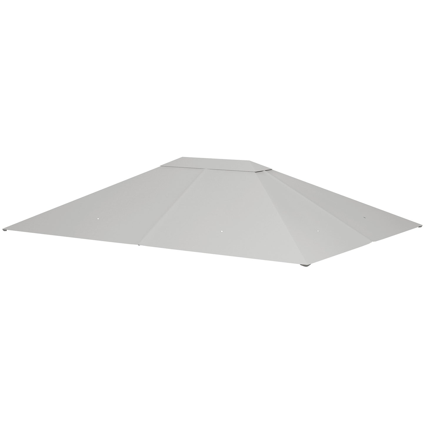 Light gray pavilion roof replacement 4x3m, UV 30+, water repellent