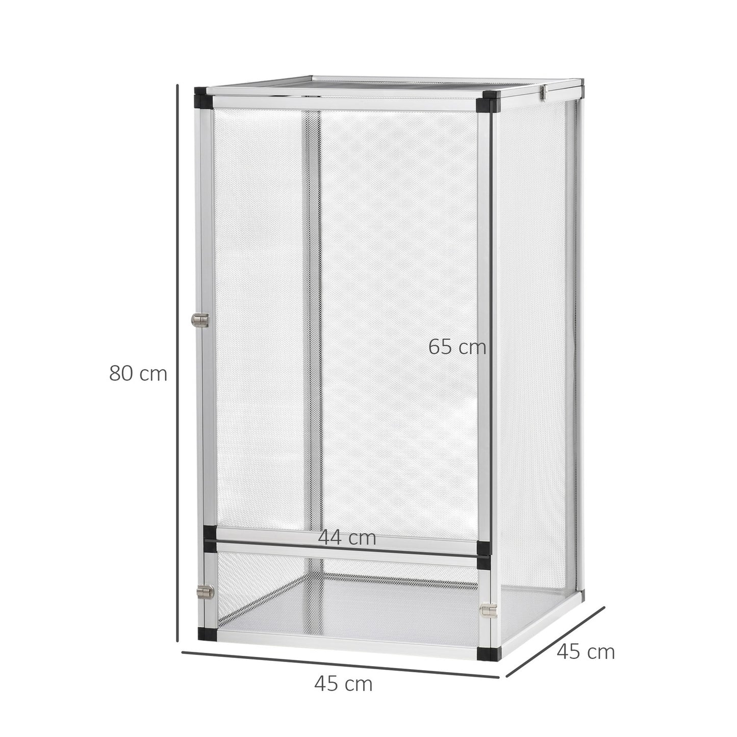 Reptile breeding box - Aluminum, 45x45x80 cm