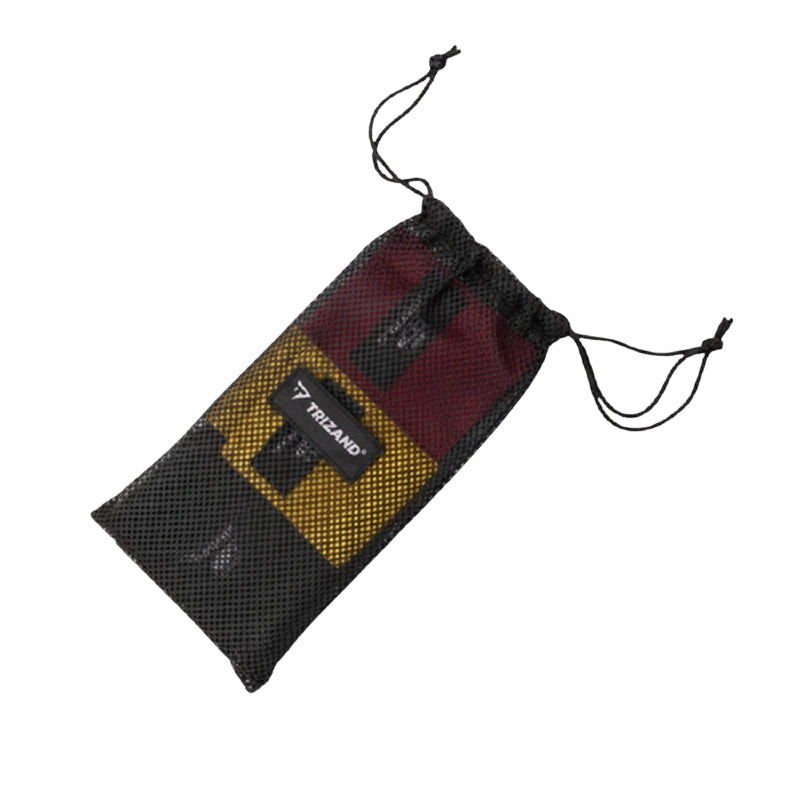 Resistance Bands Set, 3 Levels, Fabric, QR Workout Plan