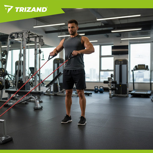 Resistance Bands Set – 5 Levels, Handles, Door Hook