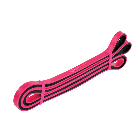 Resistance Exercise Band Set, Pink & Black
