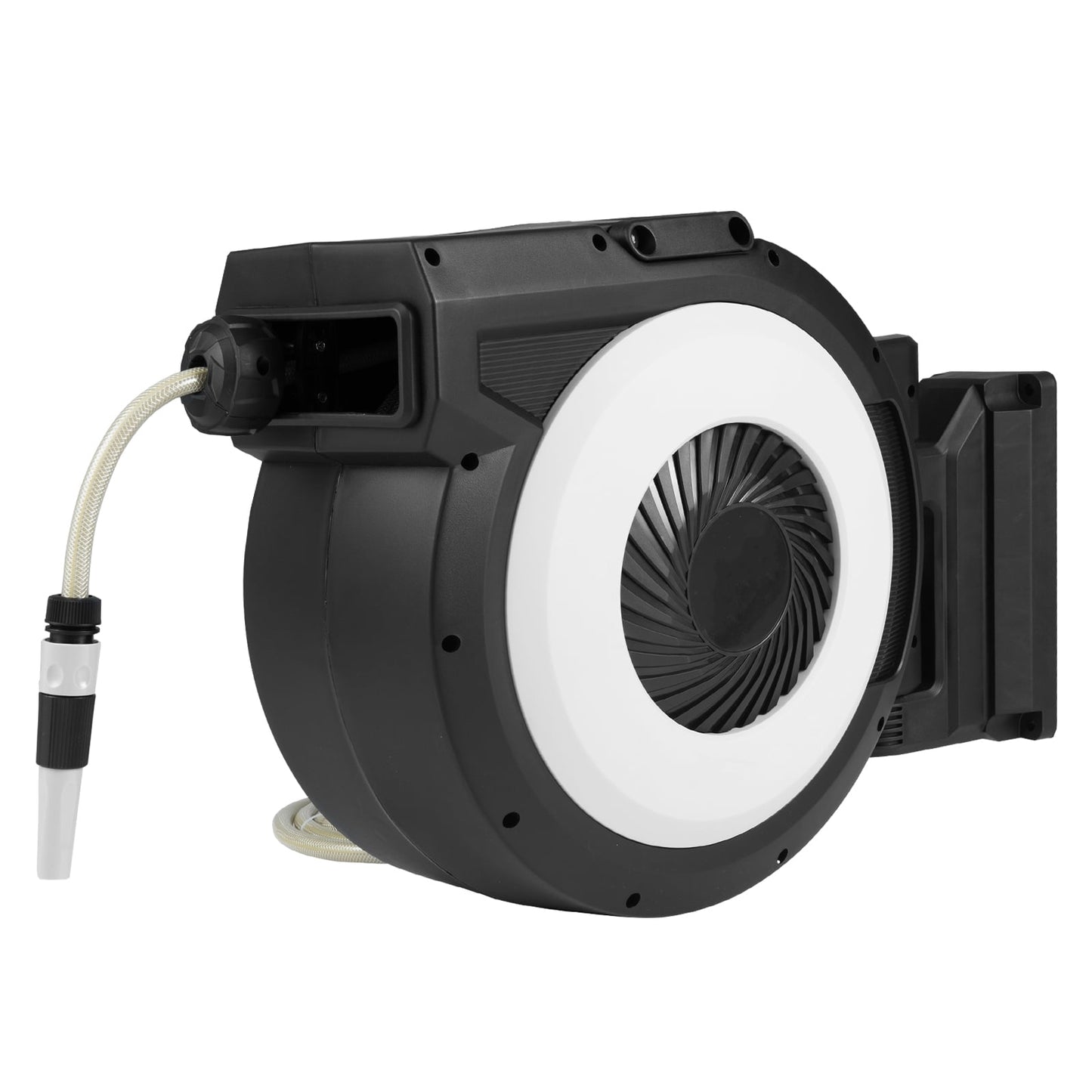 Retractable Garden Hose Reel, 30m Hose, Wall Mount Set