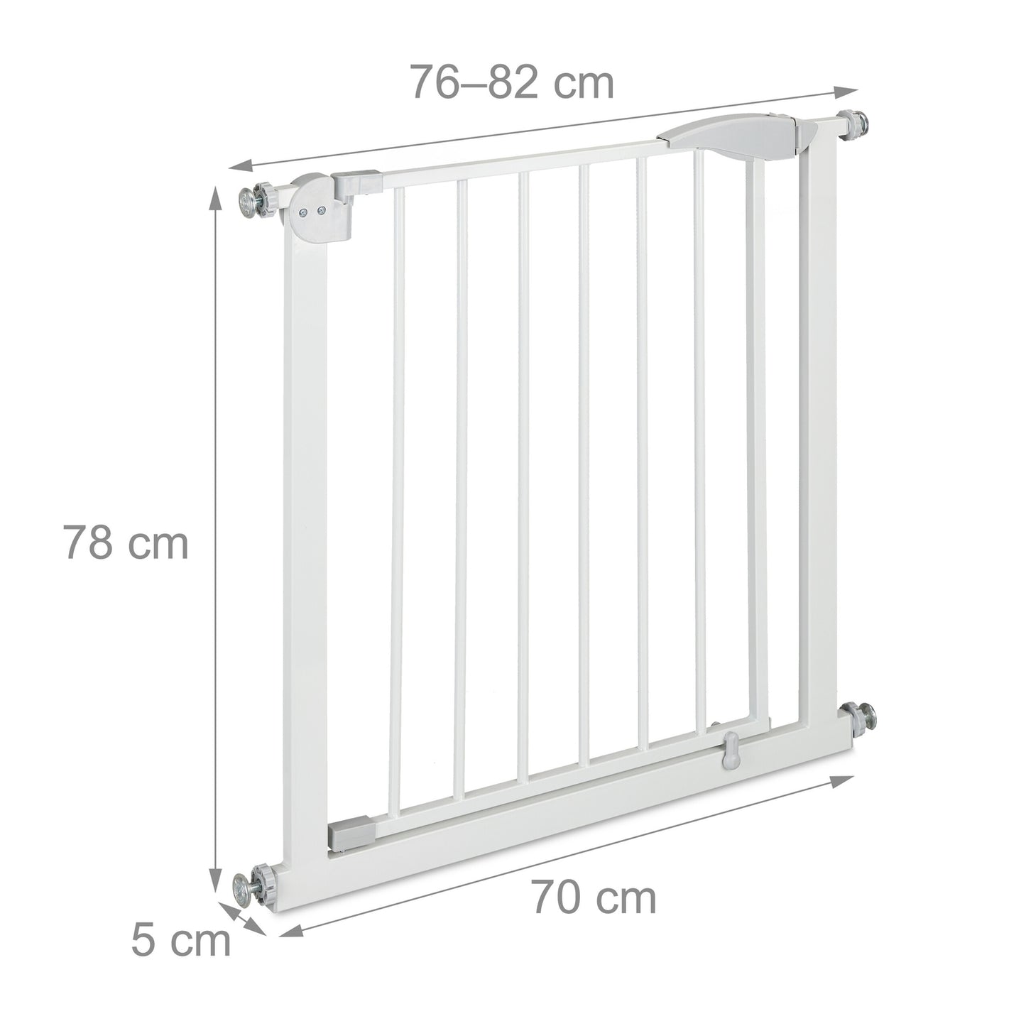 Retractable door guard without drilling
