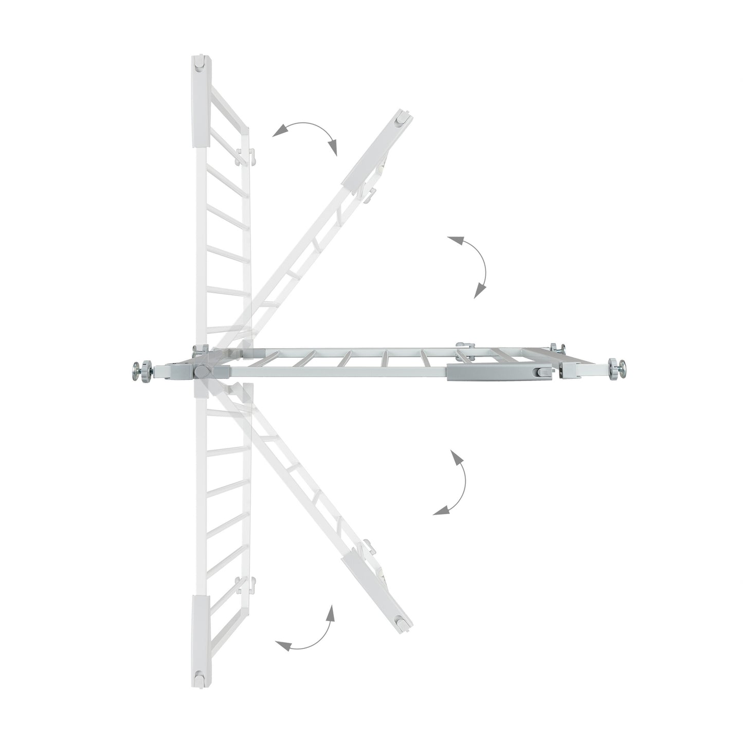 Retractable door guard without drilling
