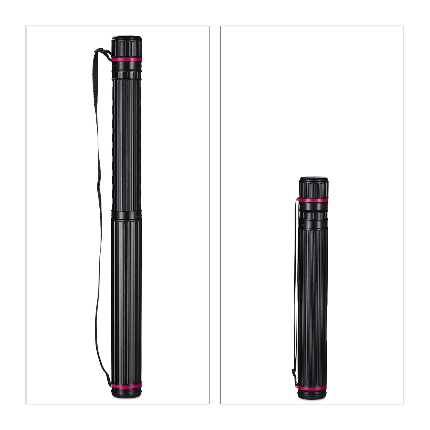 Retractable poster roll
