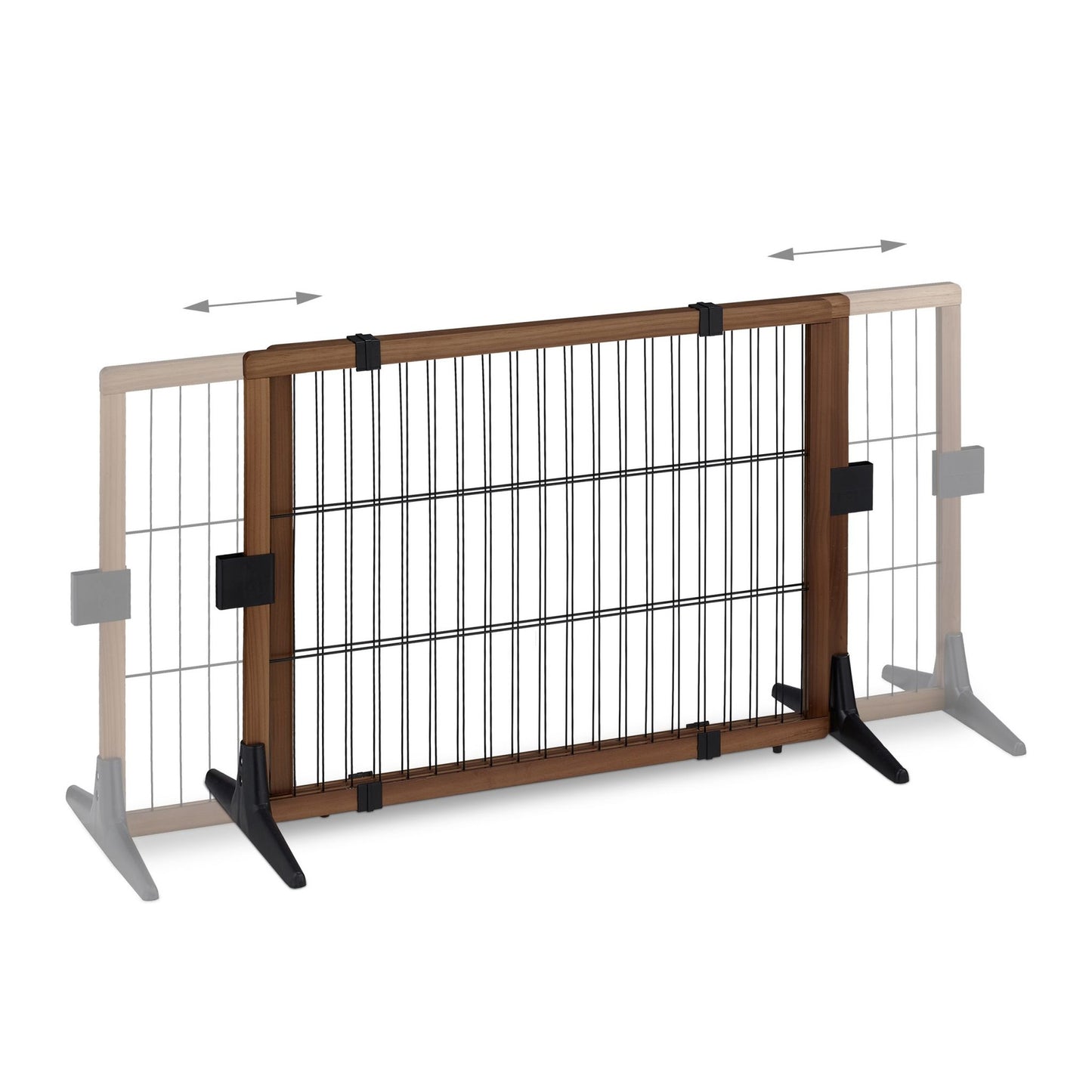 Retractable safety gate 71 cm high