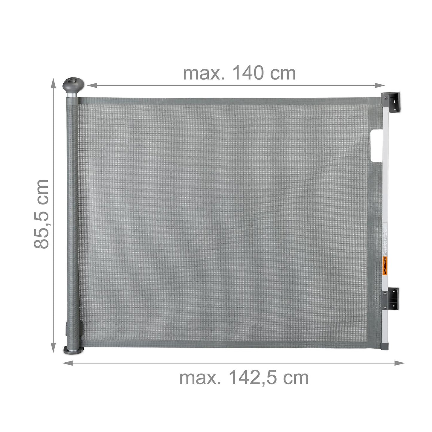 Retractable safety gate
