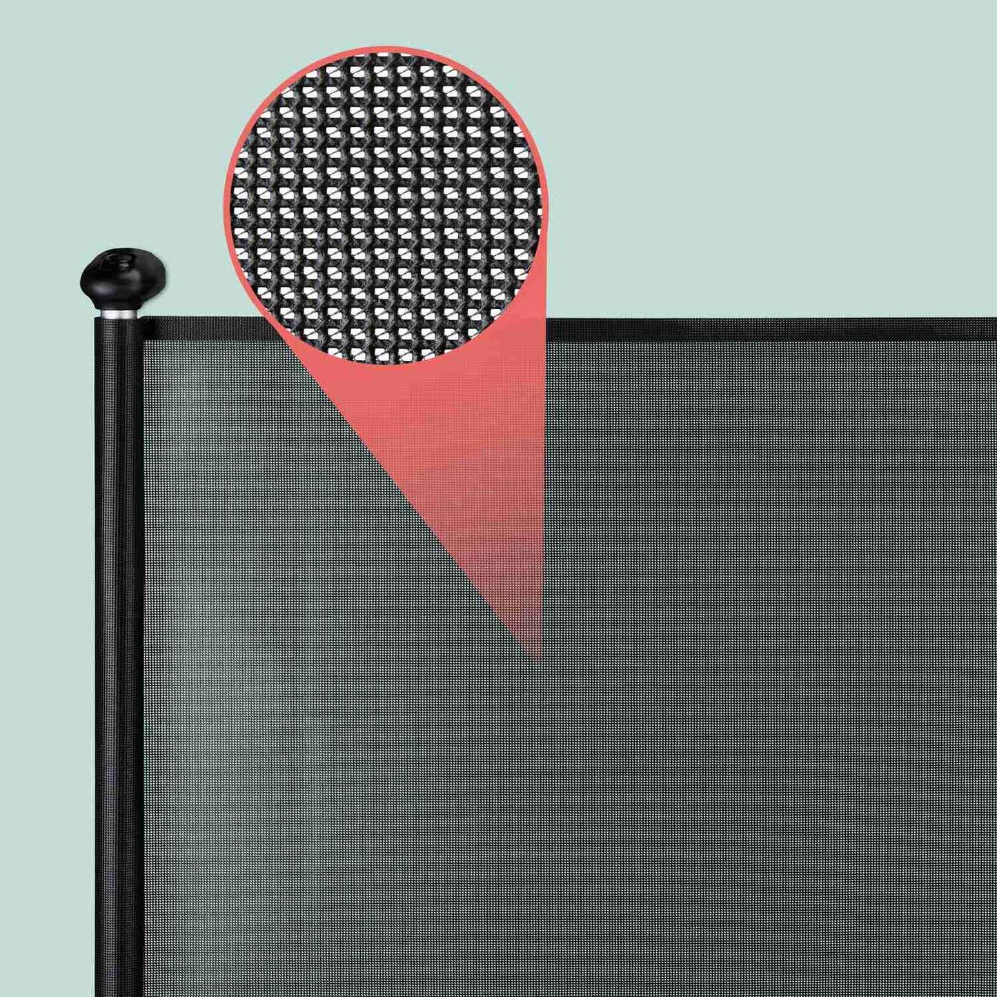 Retractable safety gate