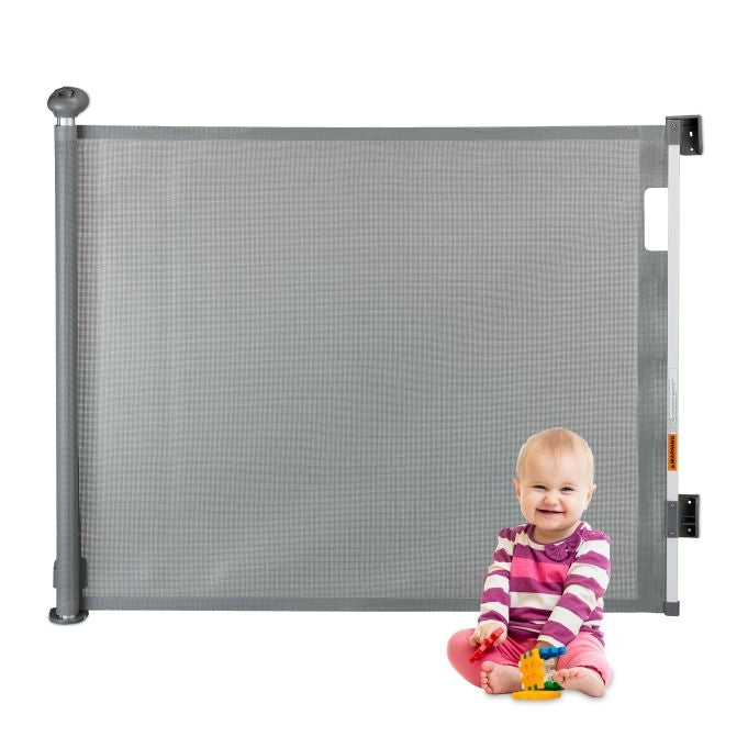 Retractable safety gate