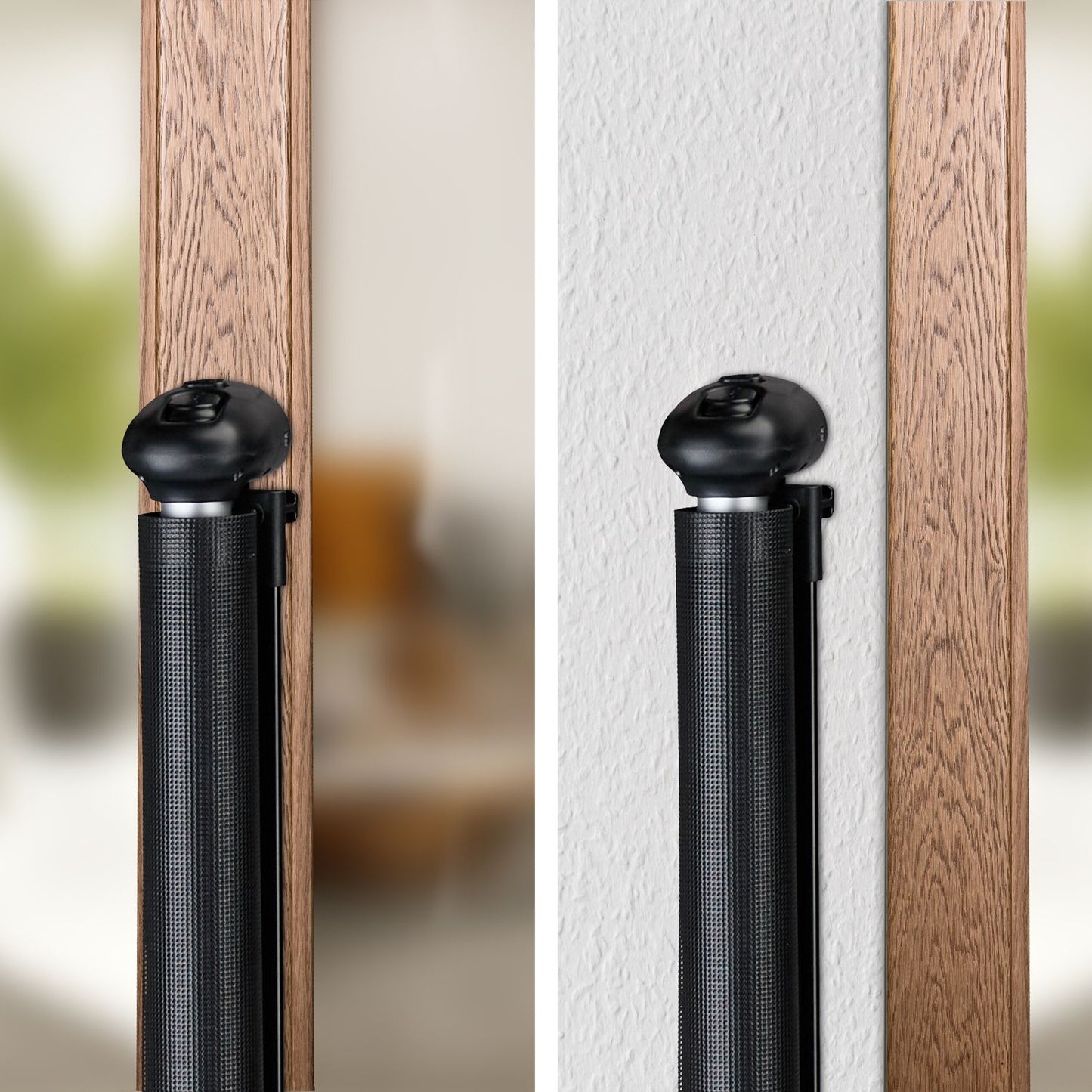 Retractable safety gate