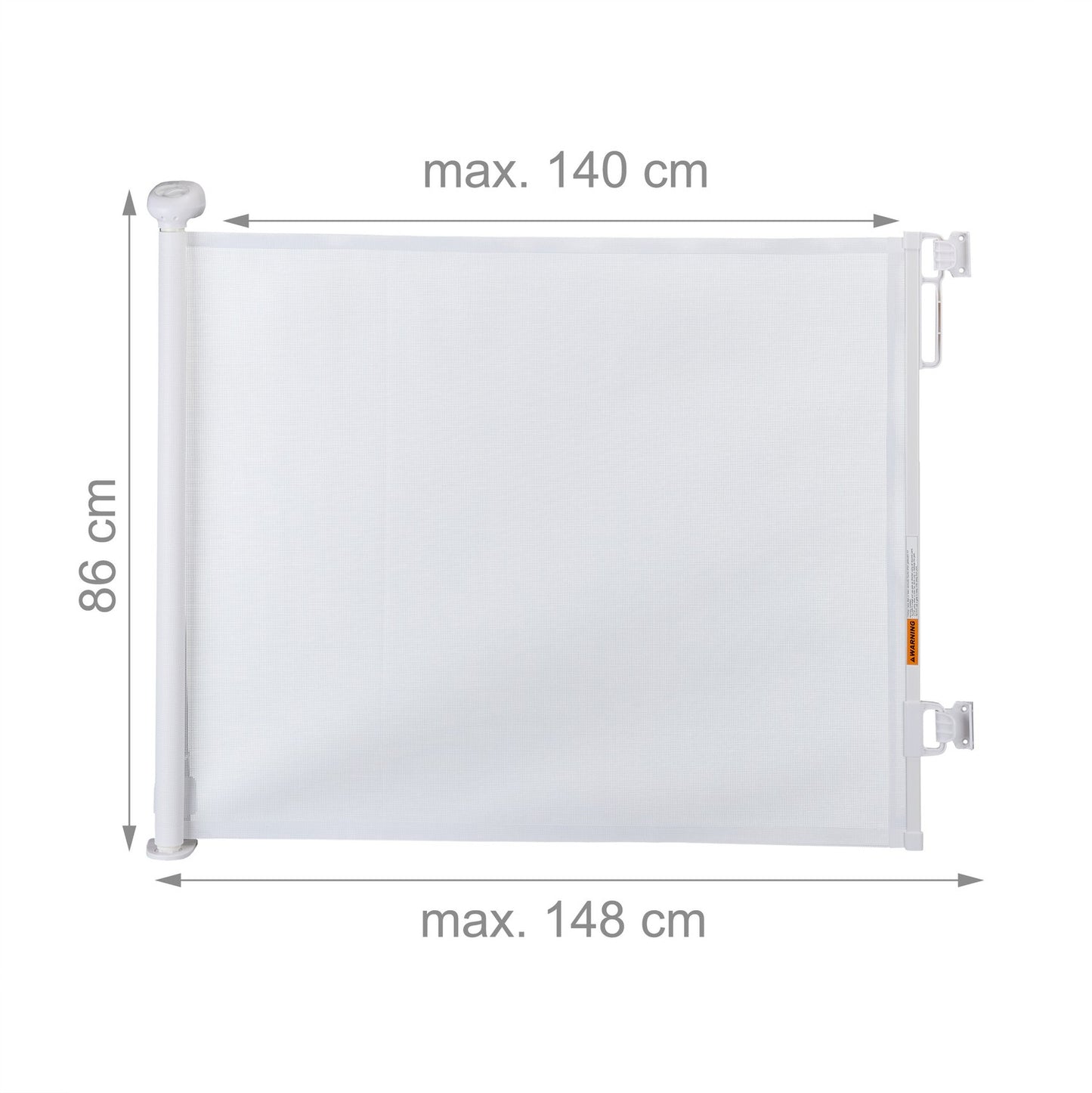 Retractable safety gate